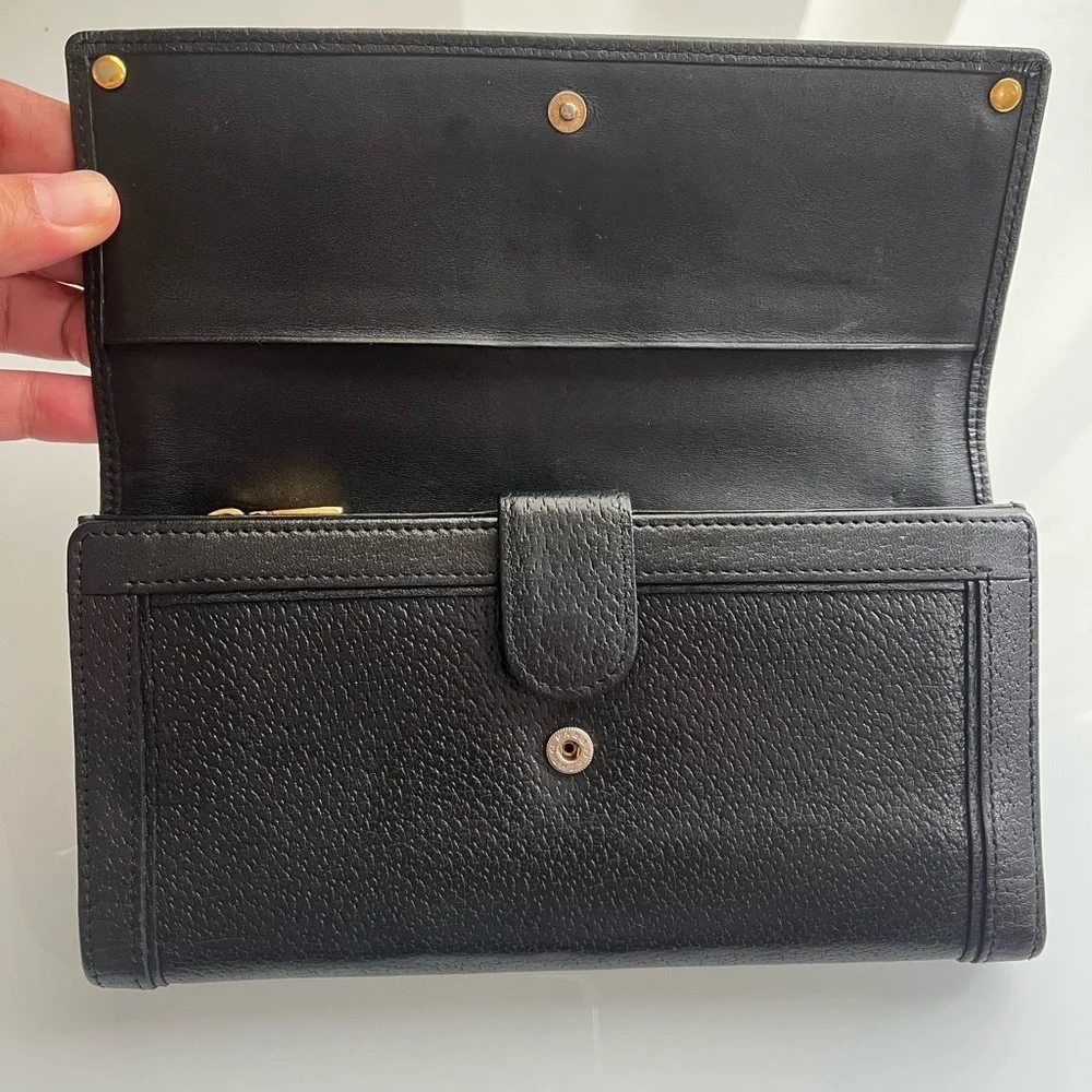 MCM BLACK LEATHER WALLET - Picture 6 of 11